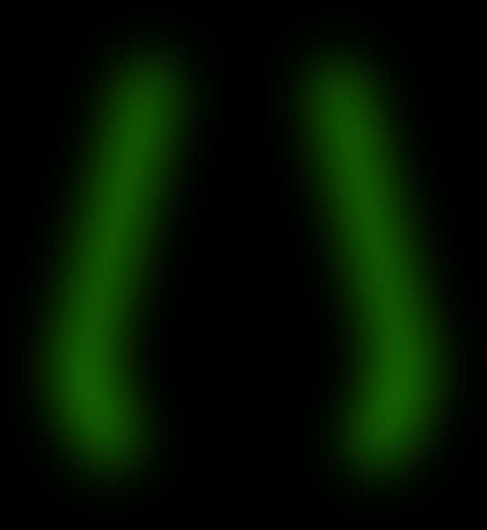 Green Glowing Lights Abstract