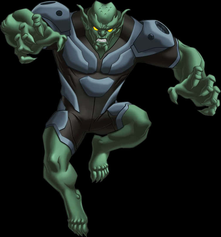 Green Goblin Animated Character Pose