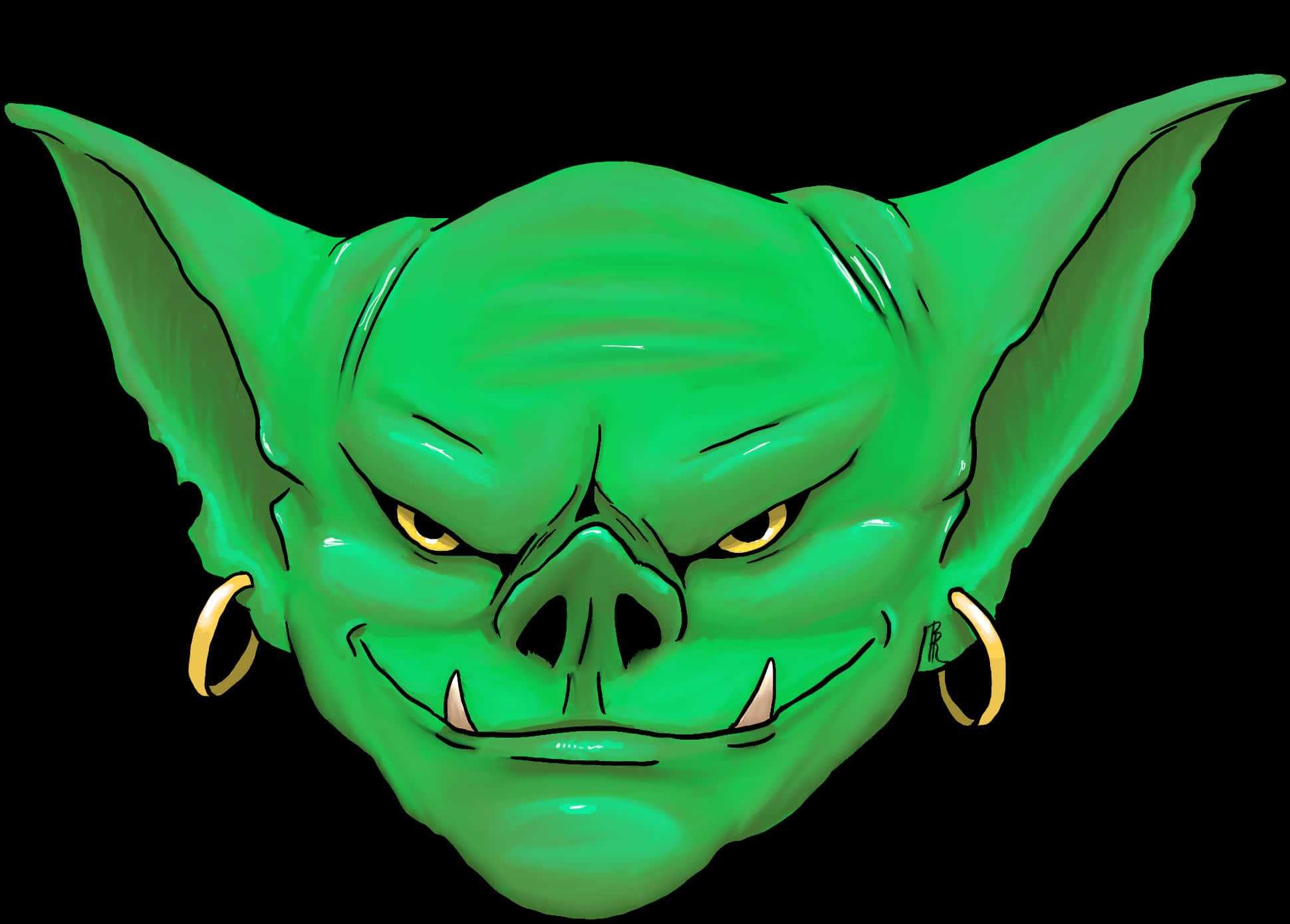 Green Goblin Close Up Artwork
