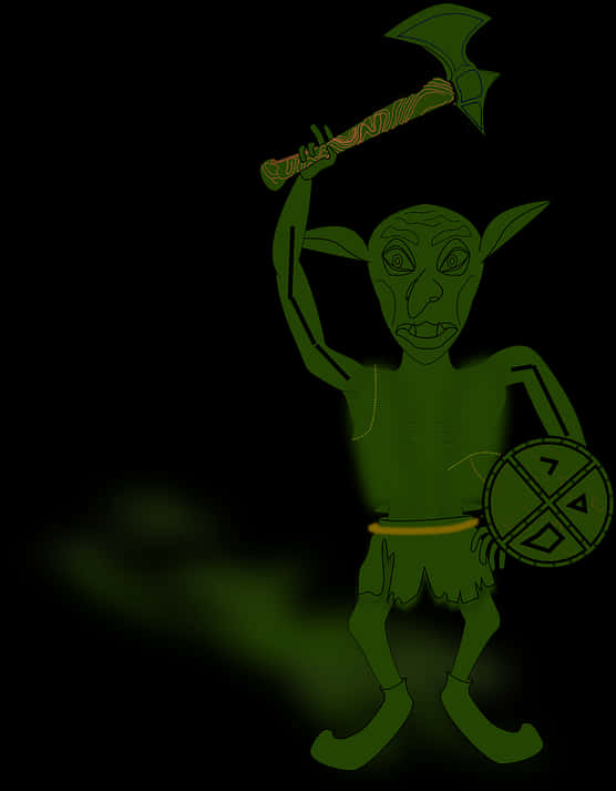 Green Goblin Fantasy Illustration
