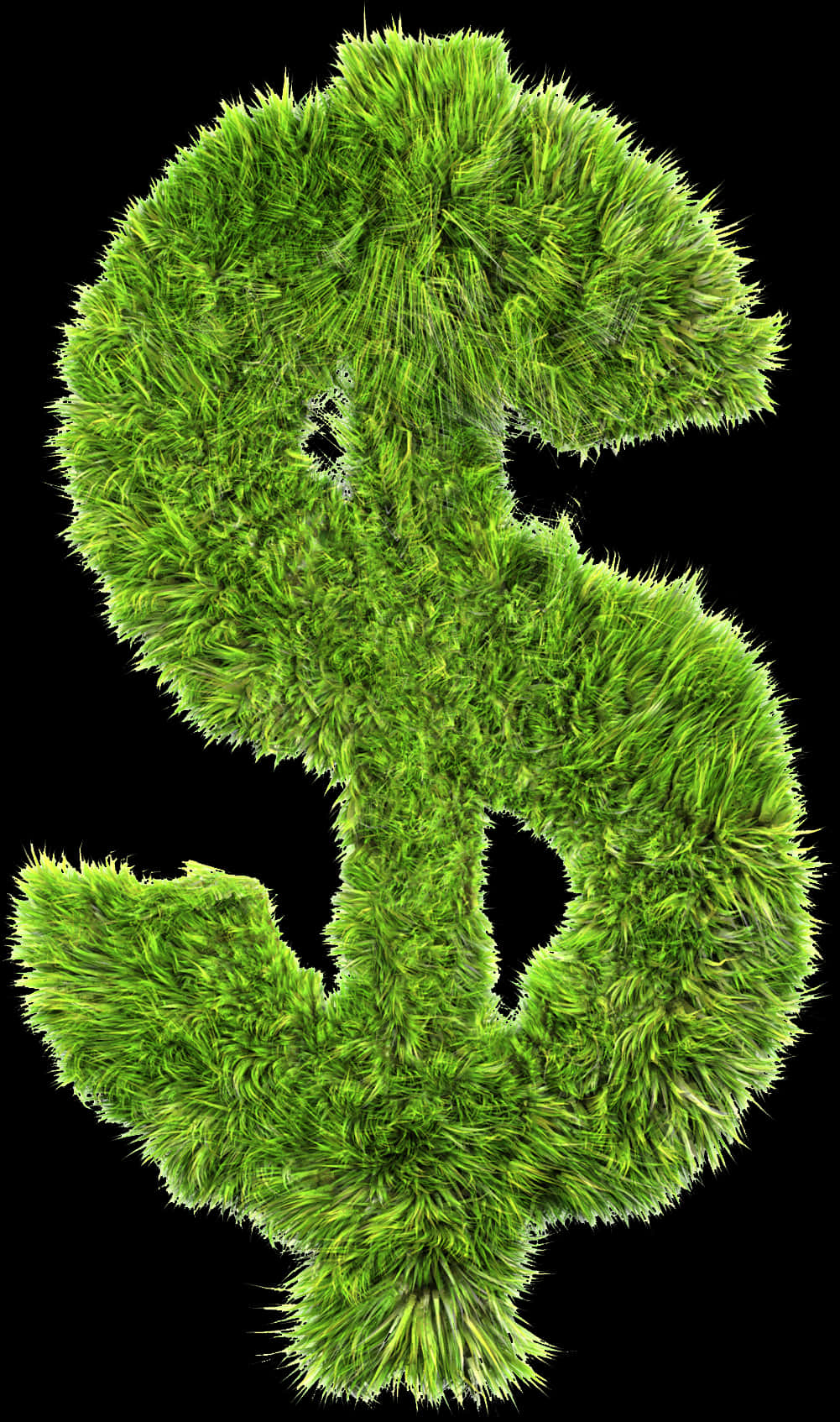 Green Grass Dollar Sign