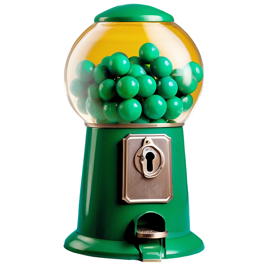 Green Gumball Machine Png 06292024