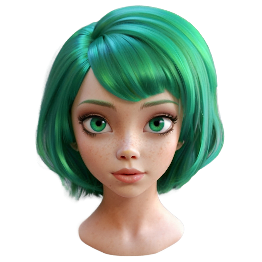 Green Hair A