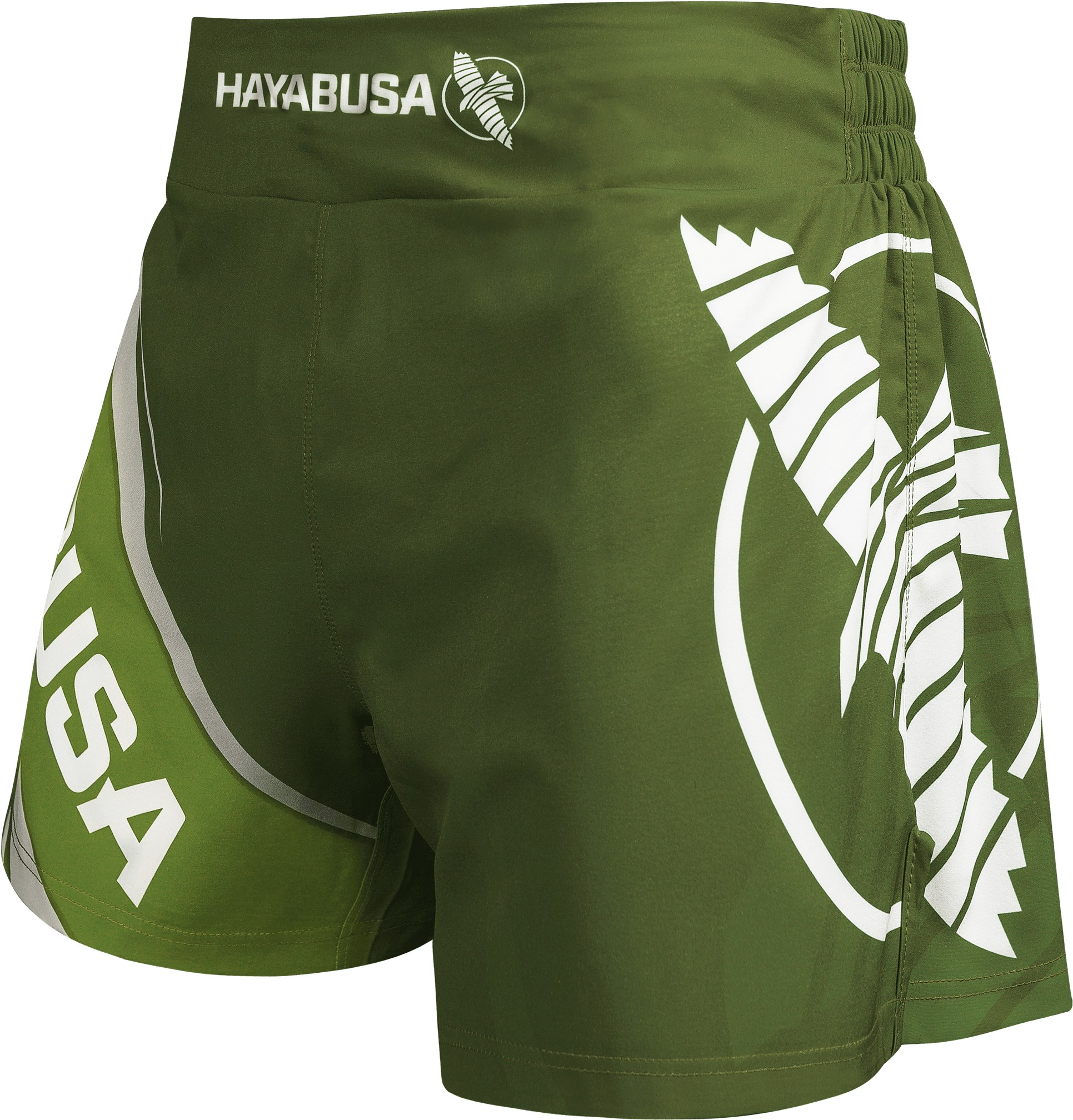 Green Hayabusa Kickboxing Shorts