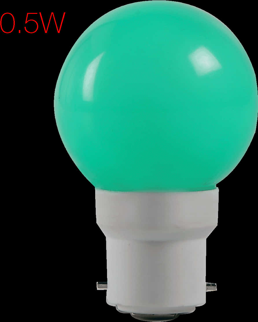 Green L E D Light Bulb05 W