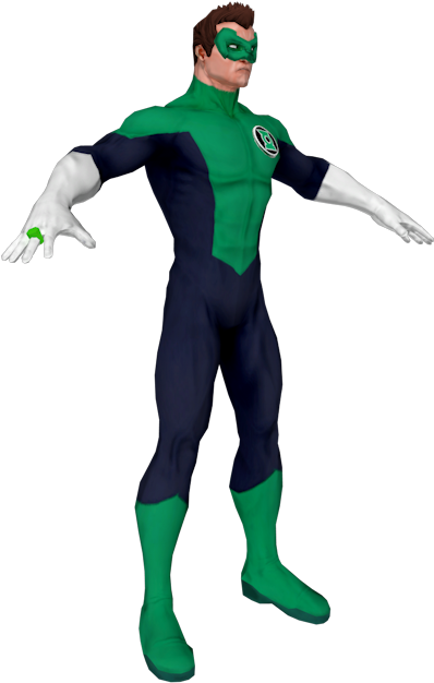 Green Lantern3 D Model Pose