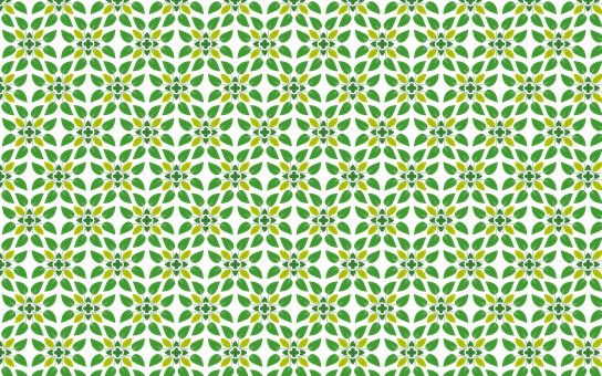 Green Leaf Pattern Background