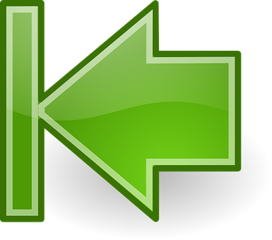 Green Left Arrow Icon