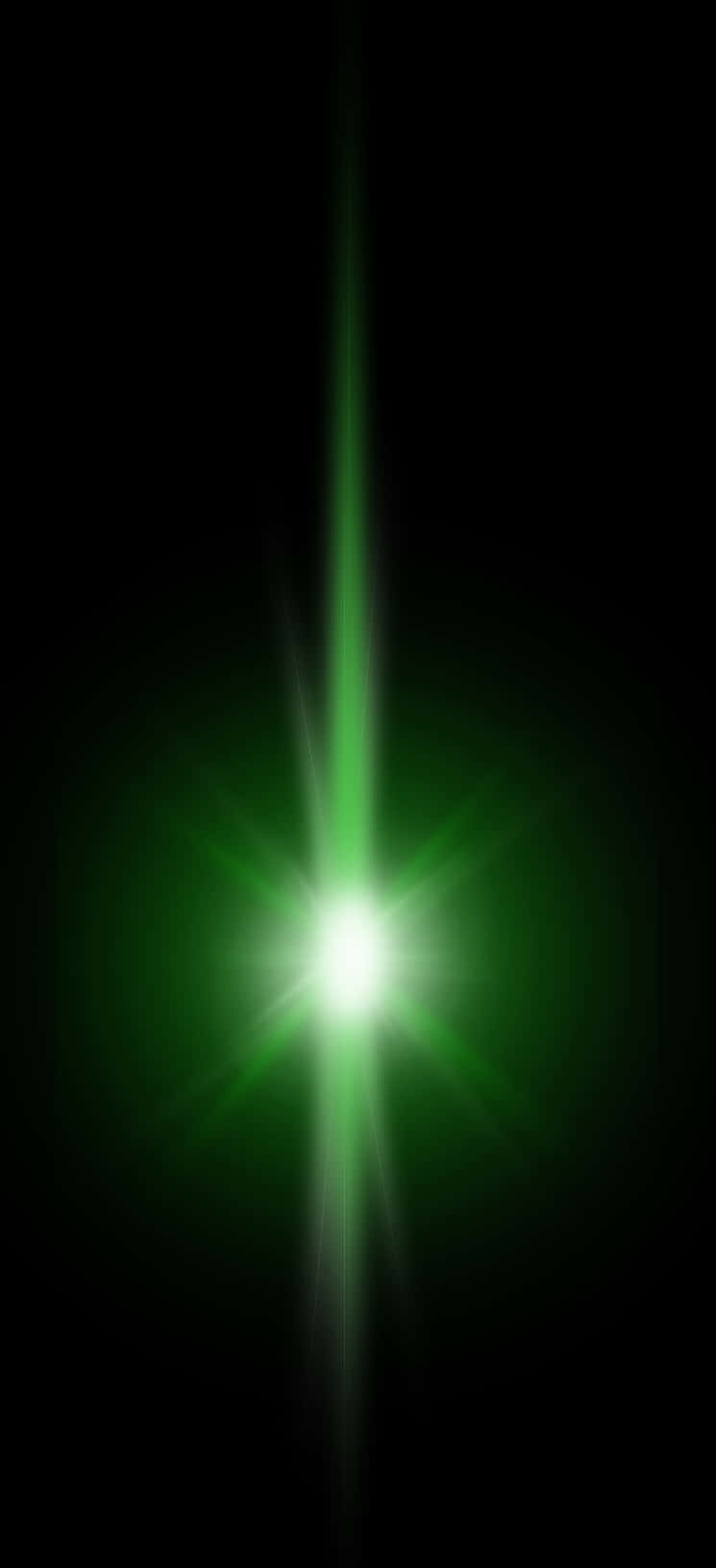 Green Lens Flare Effect