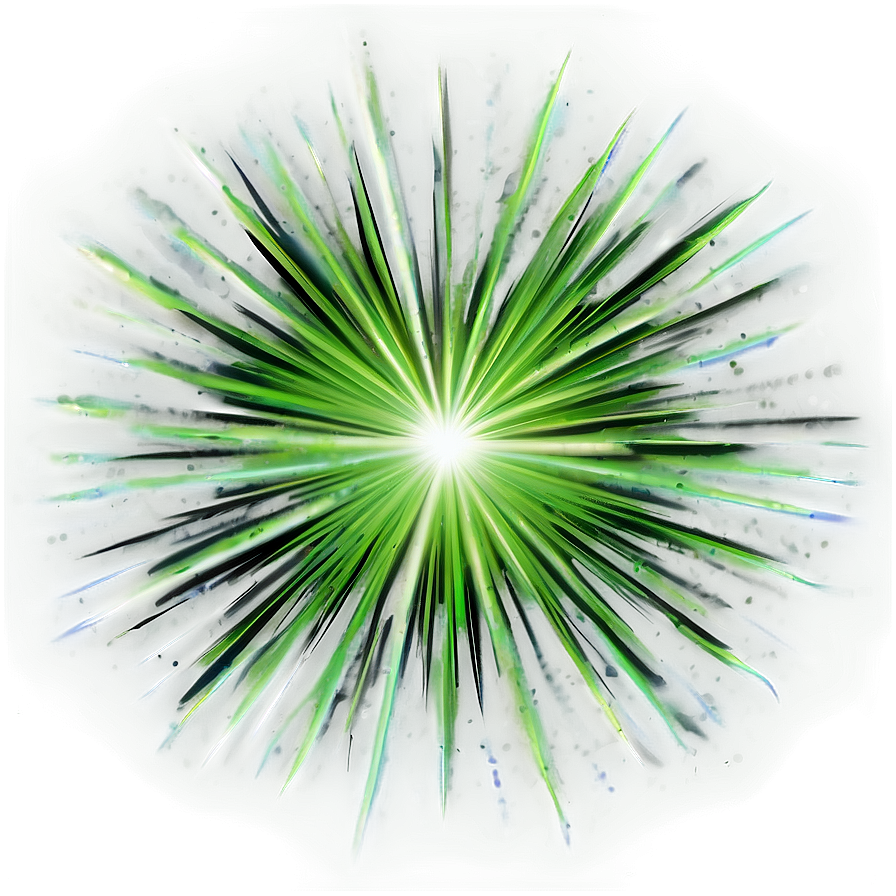 Green Light Burst Png Svs42