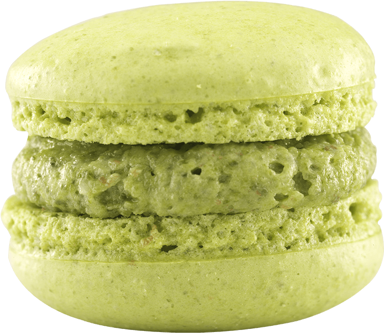 Green Macaron Closeup