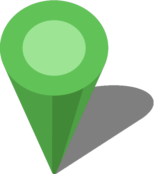 Green Map Pin Icon
