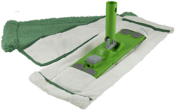 Green Microfiber Flat Mop