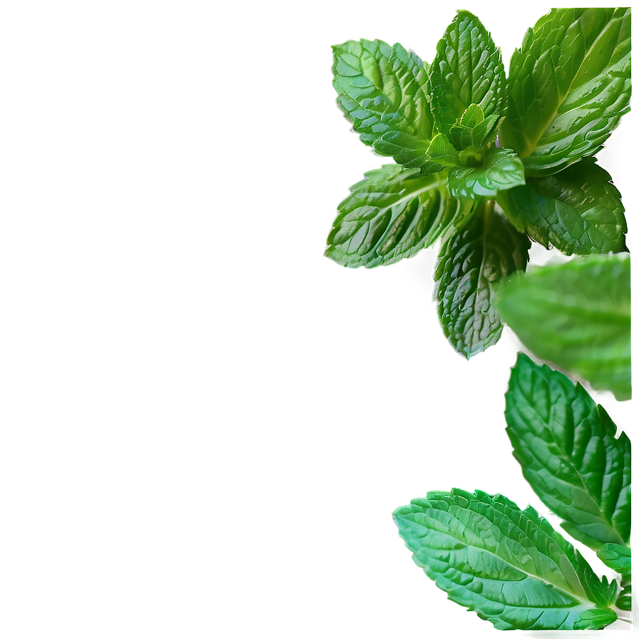 Green Mint Leaf Png Epc