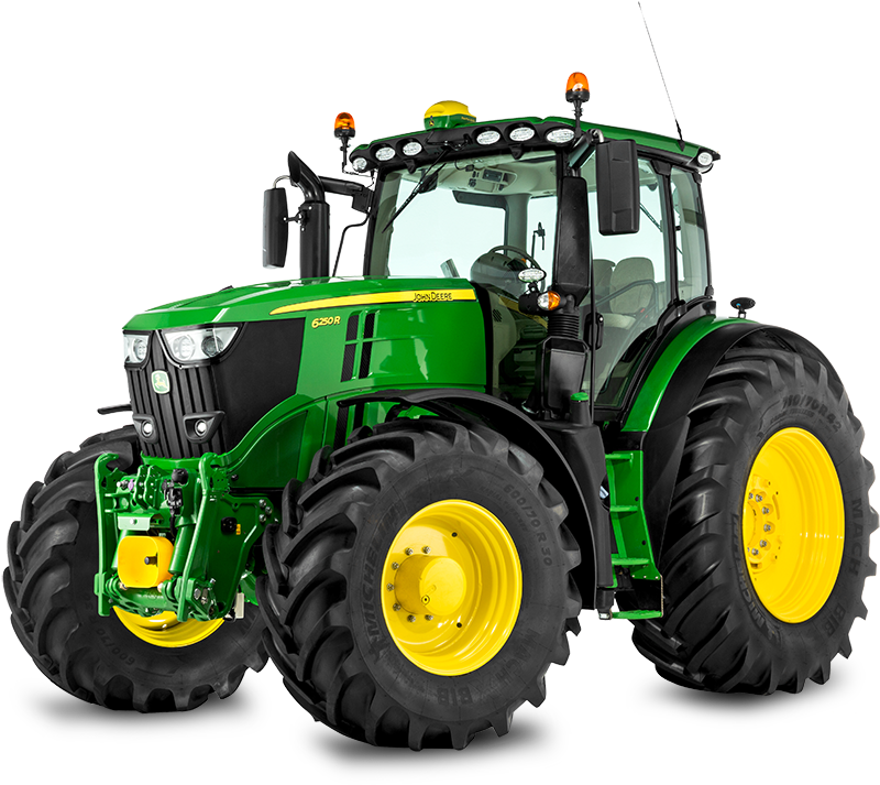 Green Modern Agricultural Tractor