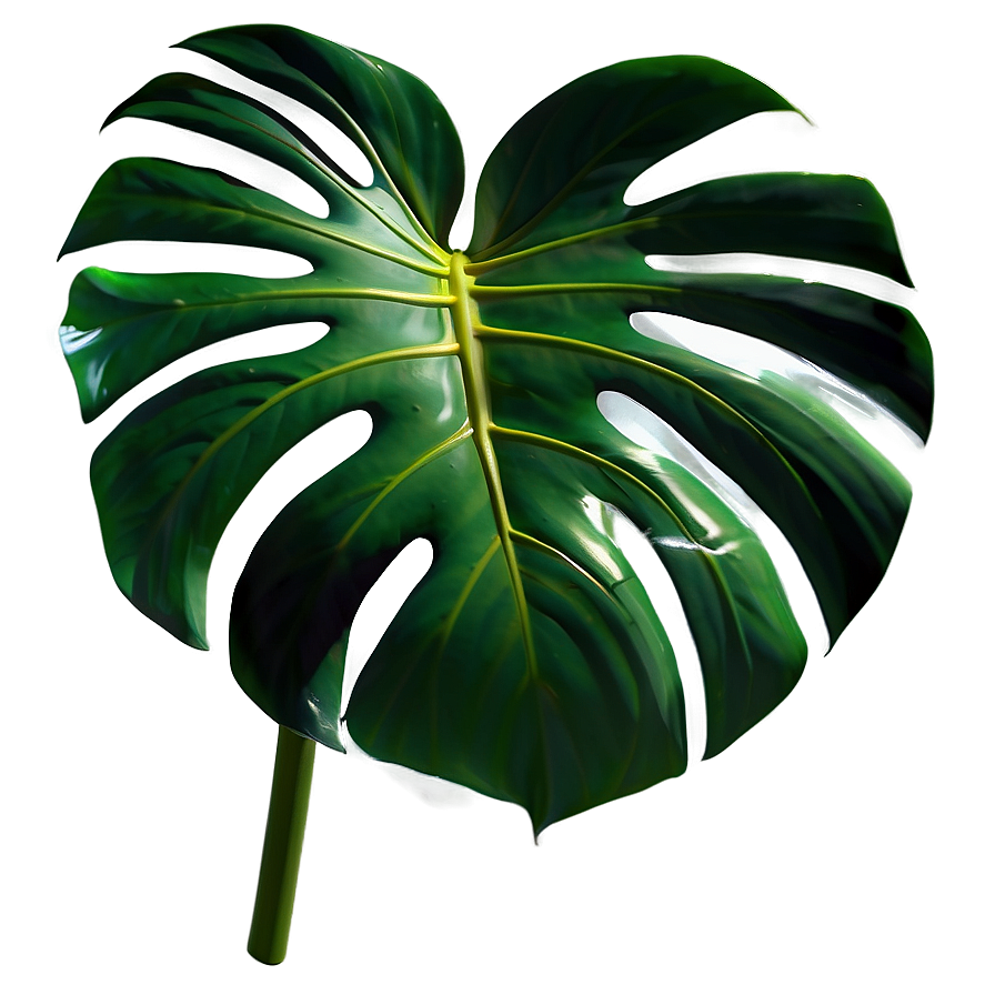 Green Monstera Plant Png 05232024