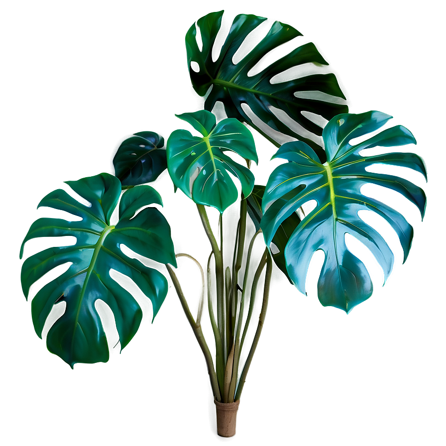 Green Monstera Plant Png Axb48