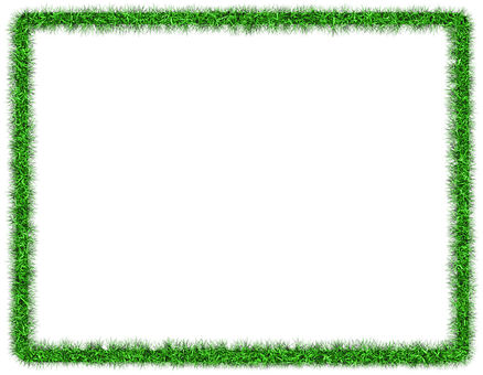 Green Neon Grass Frame