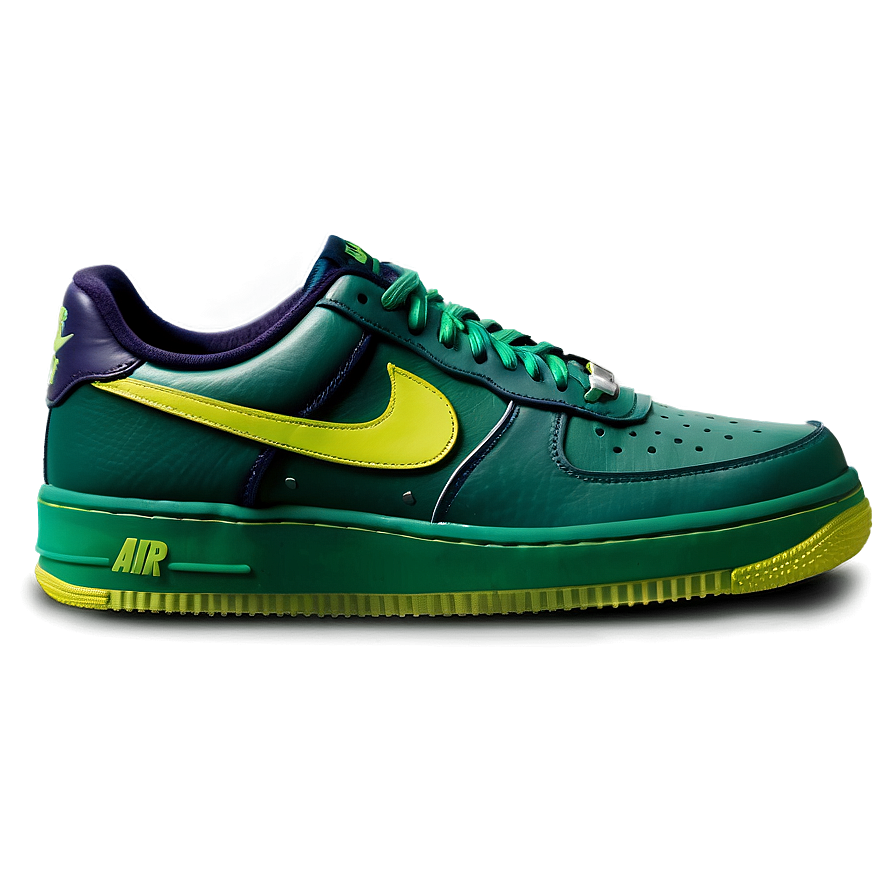 Green Nike Air Force 1 Png Pyn