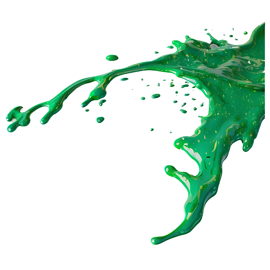 Green Paint Splatter Png Mkh20