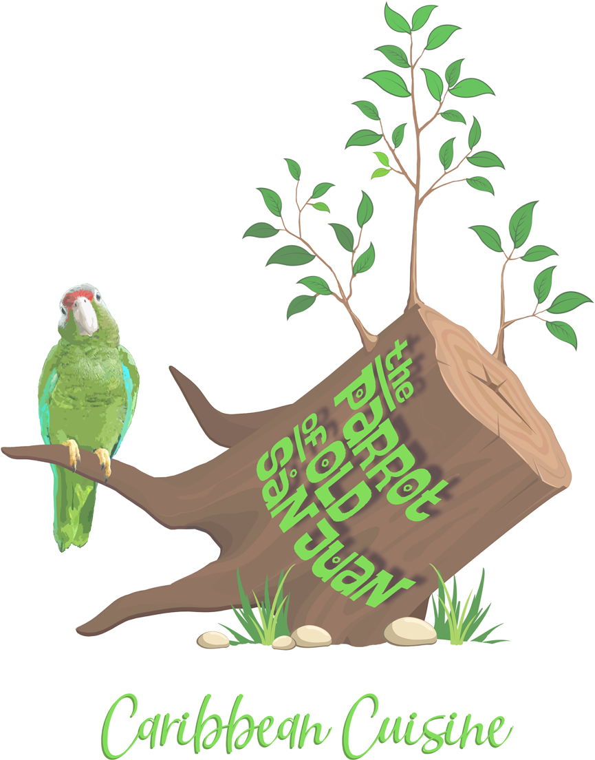 Green Parrot Caribbean Cuisine Logo