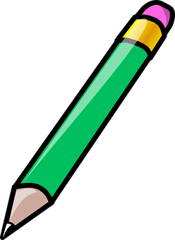 Green Pencil Clipart