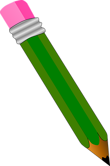 Green Pencil Clipart