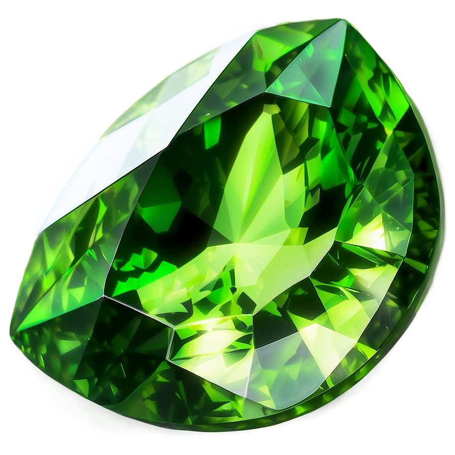 Green Peridot Jewel Png Dtd43