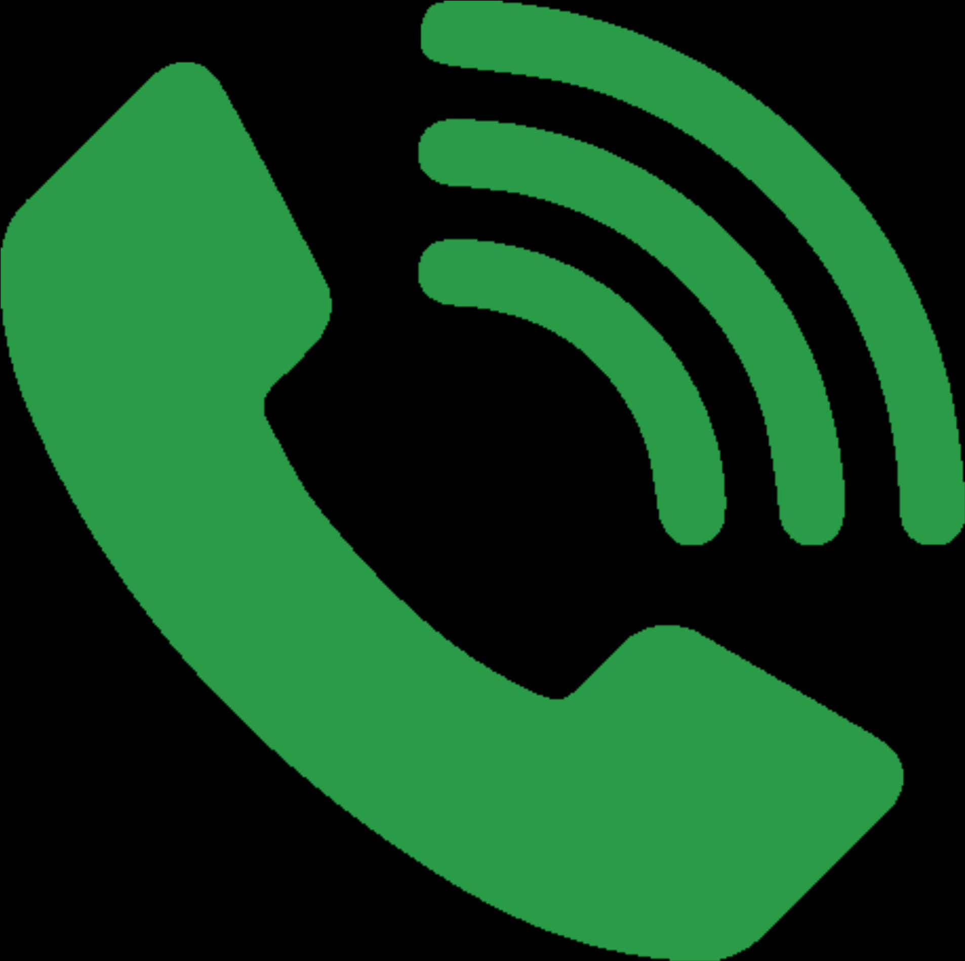 Green Phone Icon