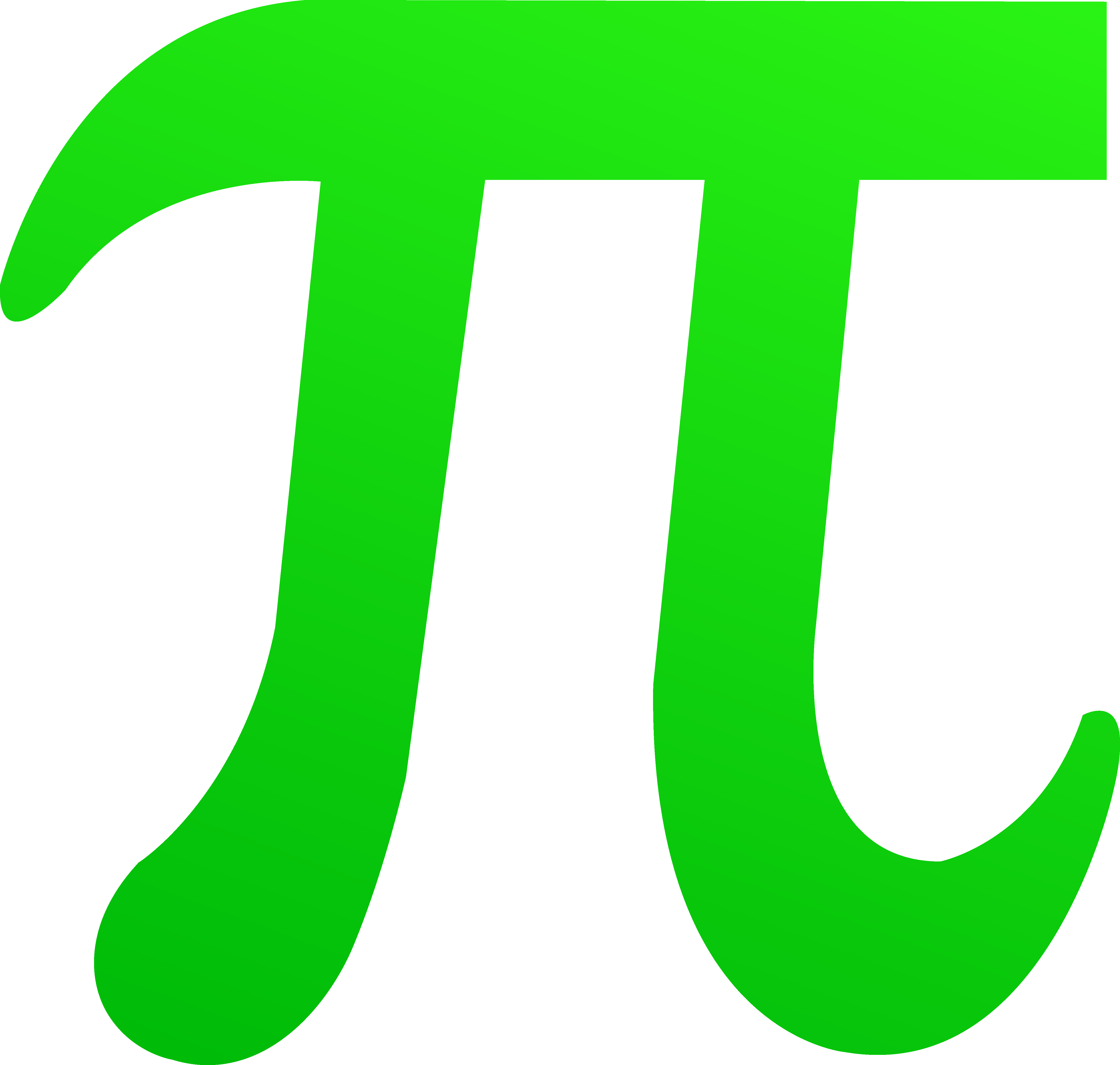 Green Pi Symbol