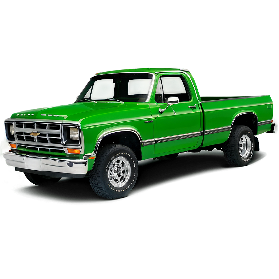 Green Pickup Truck Png Oto