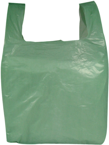 Green Plastic Shopping Bag