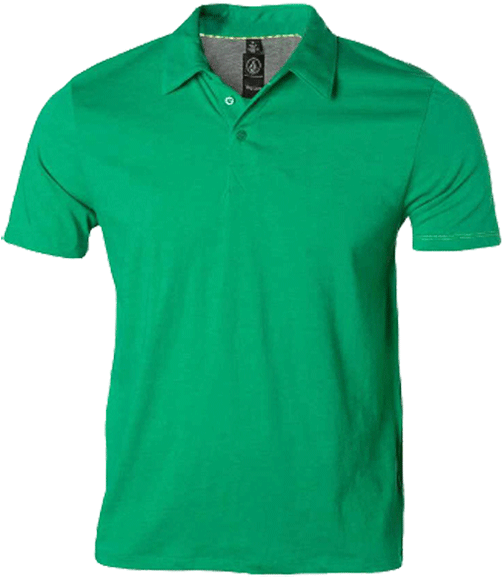 Green Polo Shirt Product Display