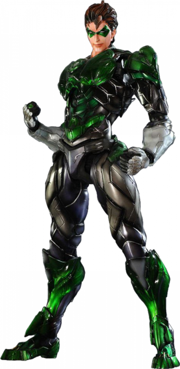 Green Power Armored Hero