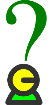 Green Question Mark Logo