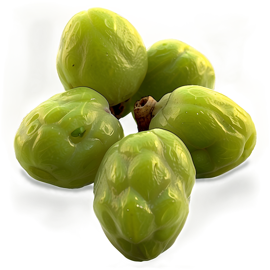 Green Raisins Realistic Png 06262024