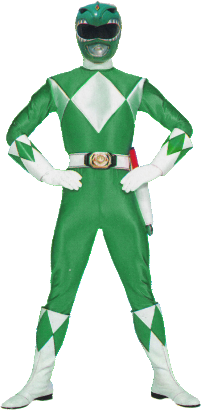 Green Ranger Costume Pose