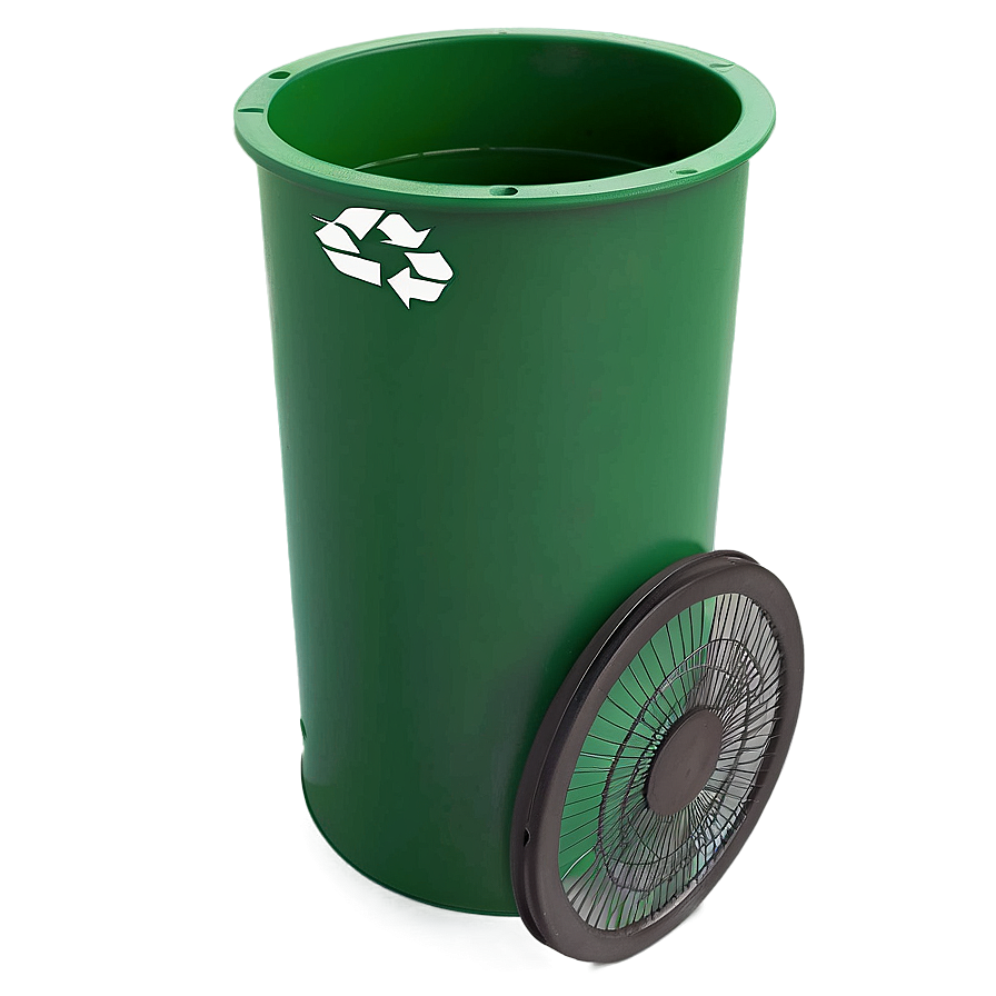 Green Recycling Bin Png 18