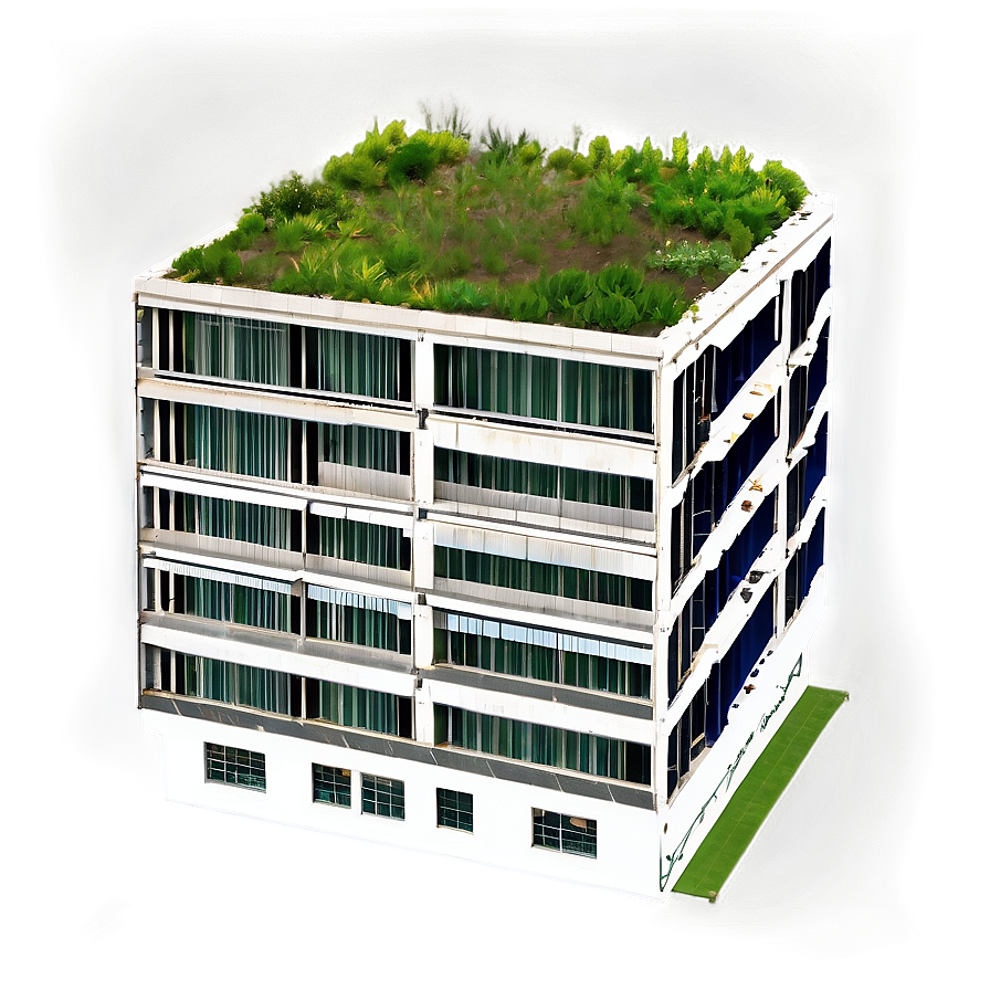 Green Roof Buildings Png 34