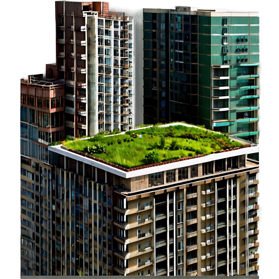 Green Roof Buildings Png 94