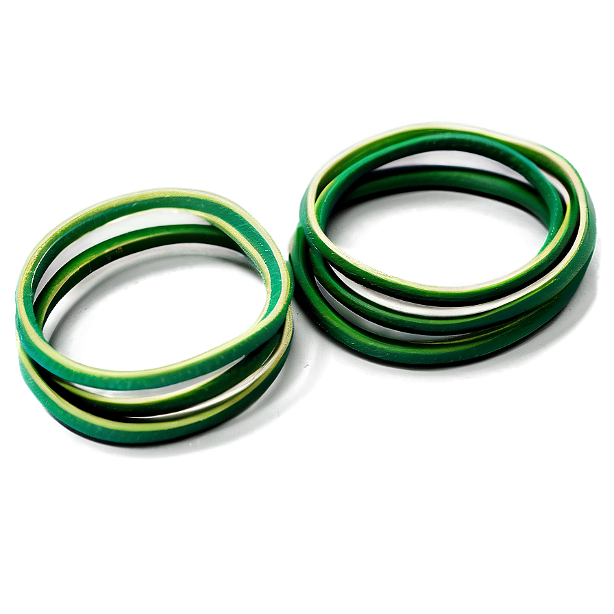 Green Rubber Bands Png Qld