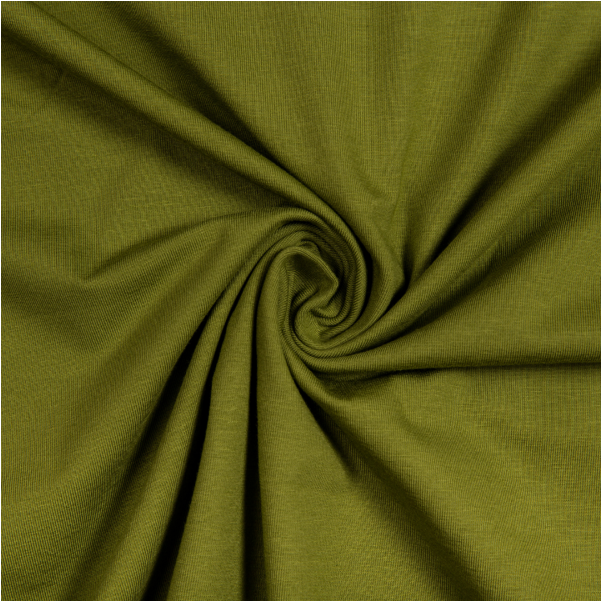 Green Satin Fabric Twirl