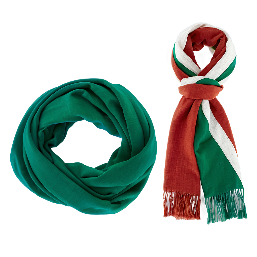 Green Scarf Png 05252024
