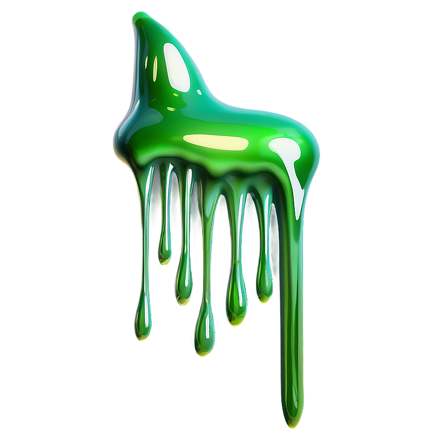 Green Slime Drip Png Wxn18