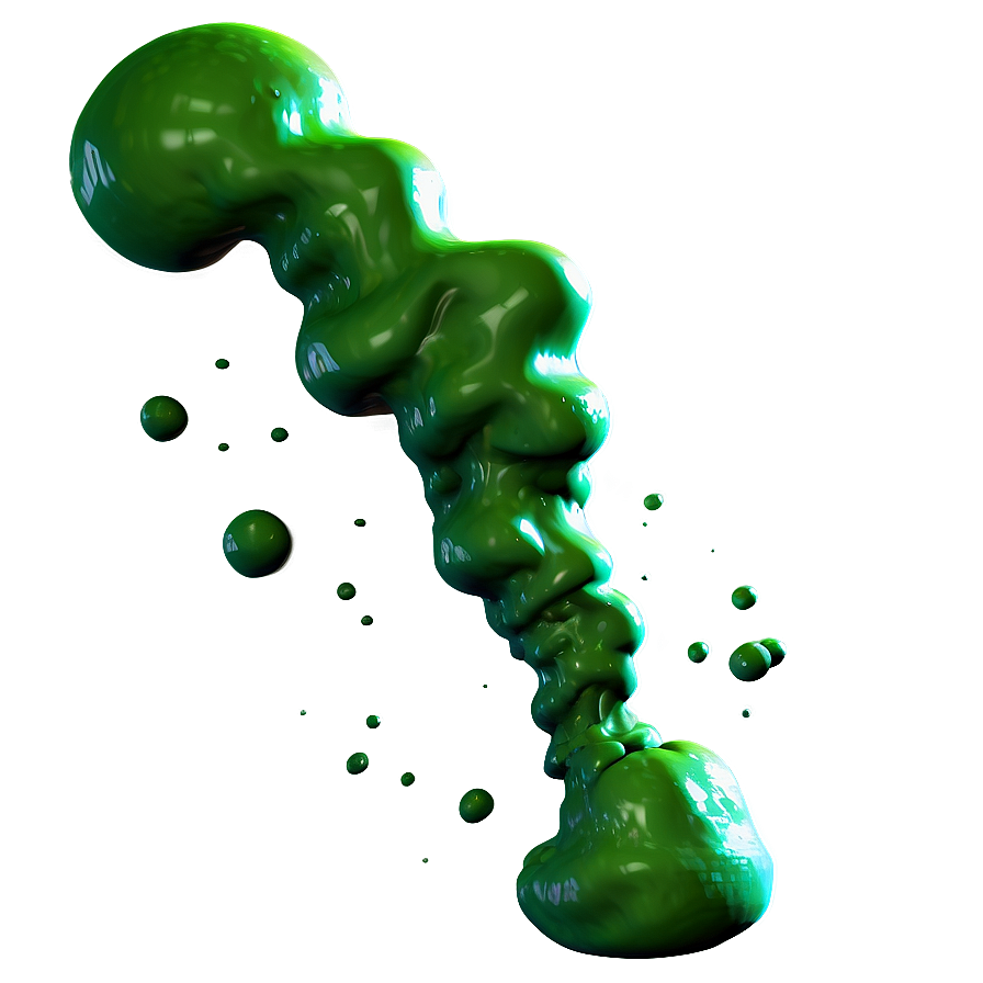 Green Slime Explosion Png Qrm