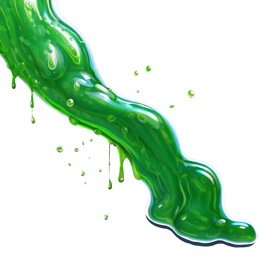 Green Slime Stream Png Hnj90