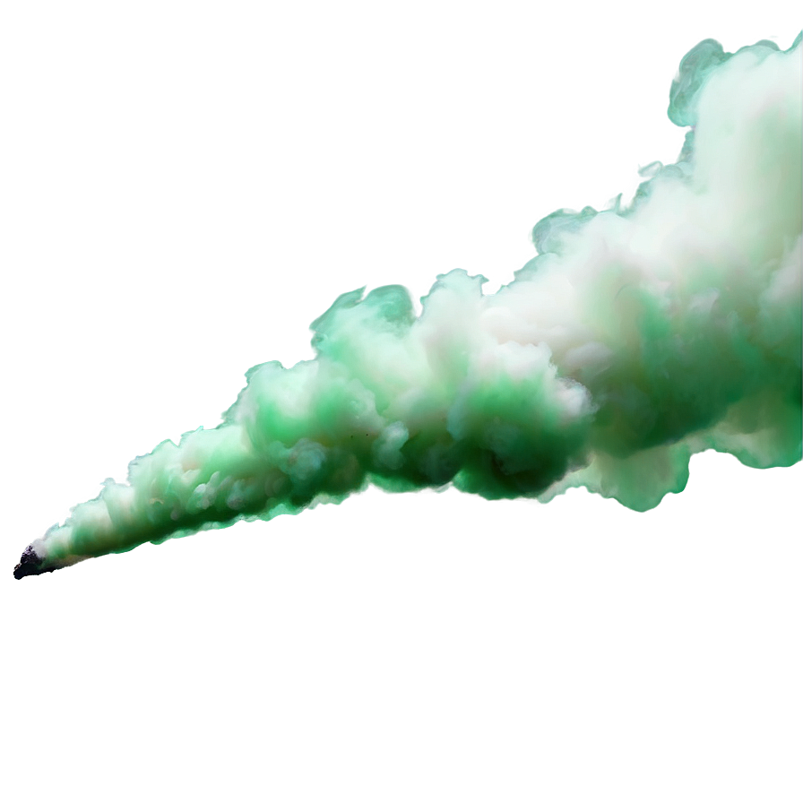 Green Smoke Trail Png Uvk79