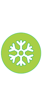 Green Snowflake Icon