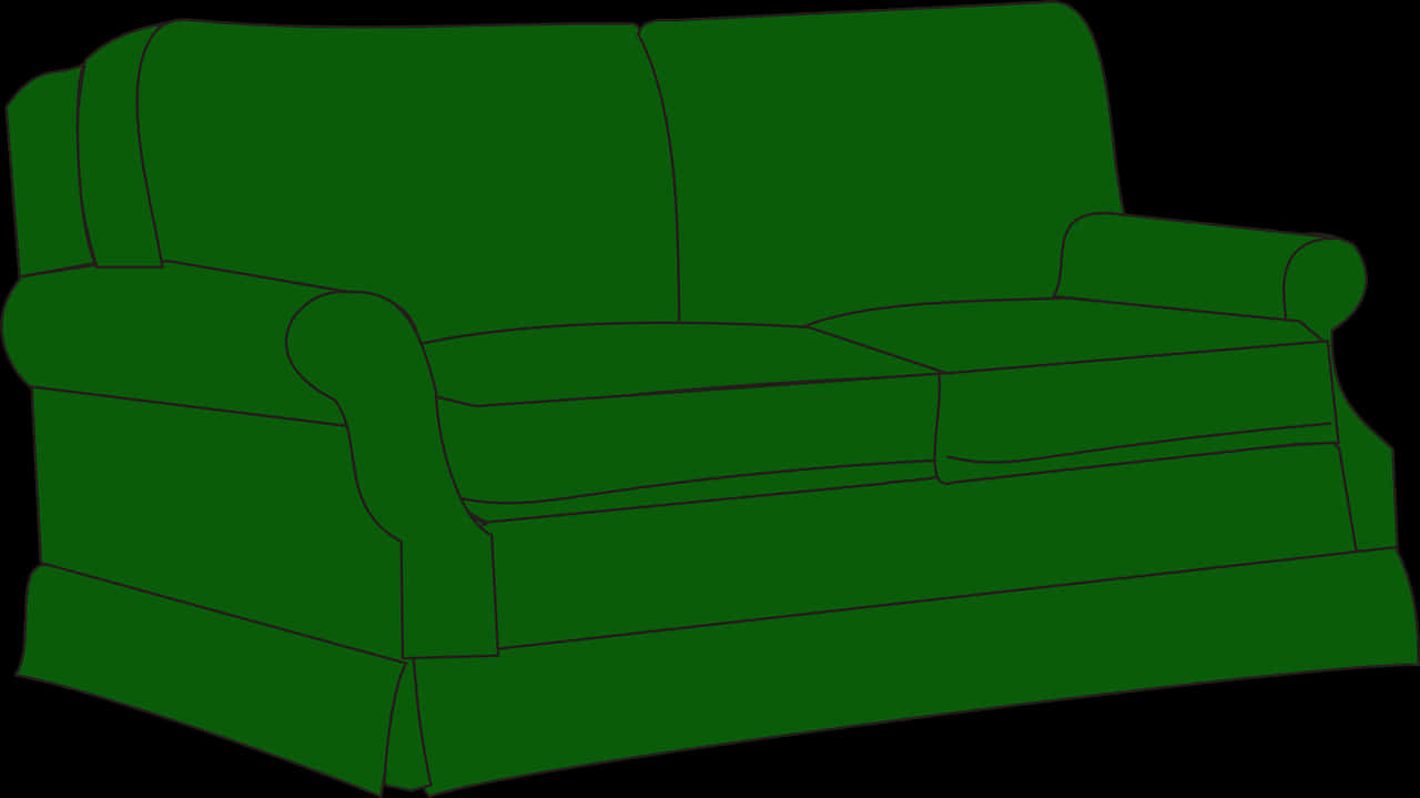 Green Sofa Graphic