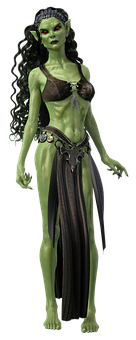 Green_ Sorceress_ Fantasy_ Character